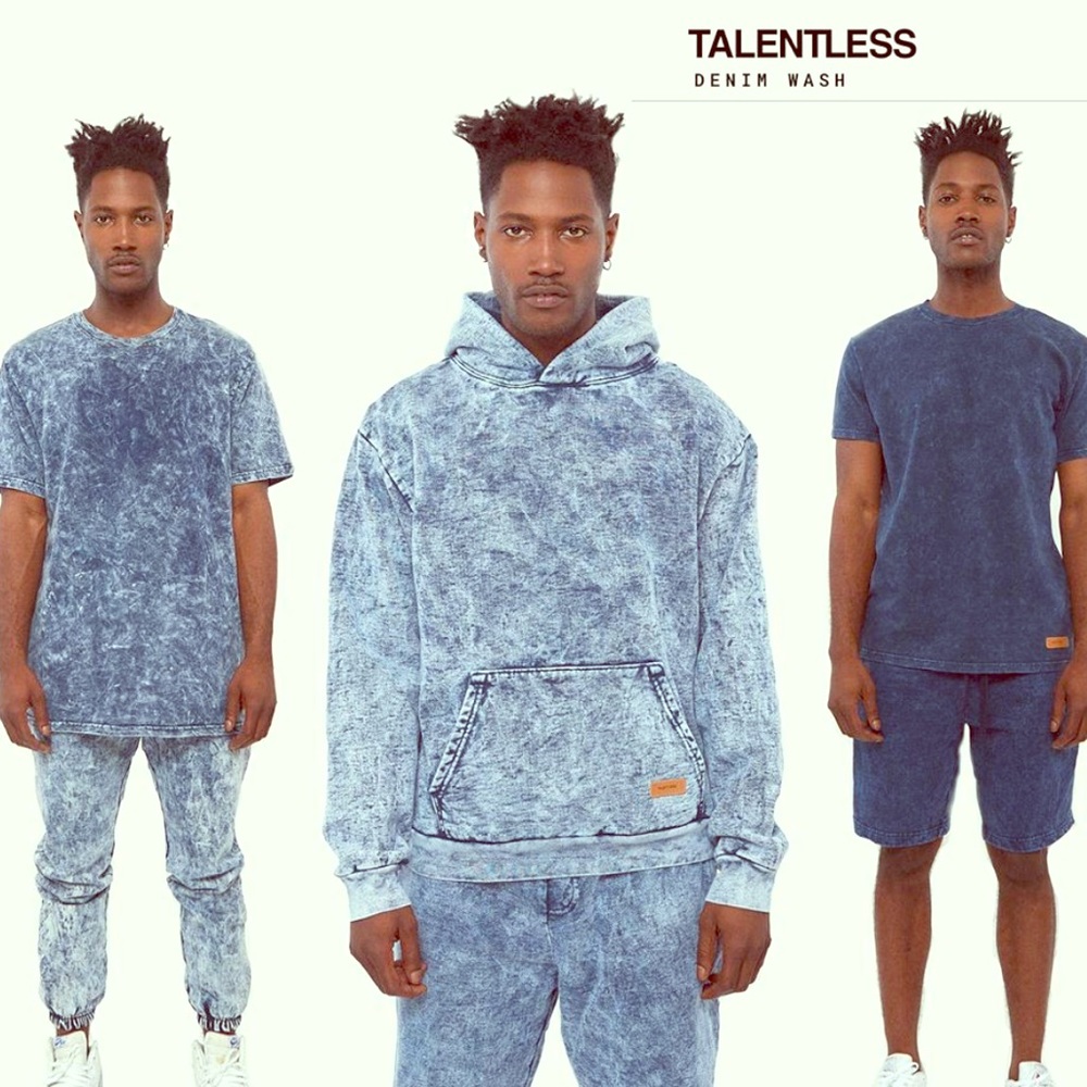 TALENTLESS DENIM WASH HOODIE- sold out online!